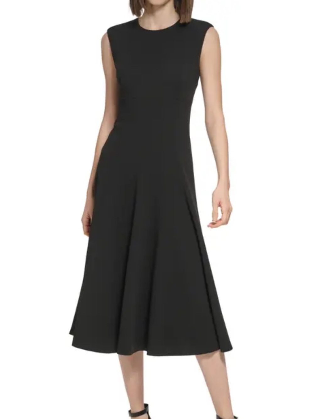 Calvin Klein Black Sleeveless Dress